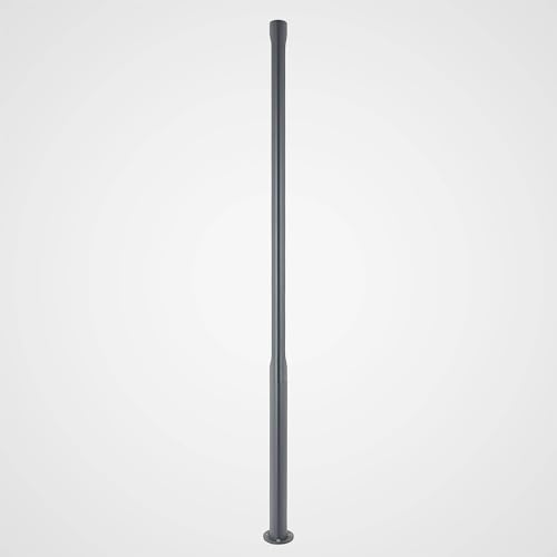 Lucande LED Mastleuchte außen Dovino (Modern) in Schwarz aus Aluminium (1 flammig,) - Kandelaber Außenleuchte von Lucande