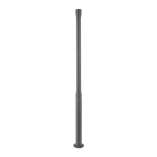 Lucande LED Mastleuchte außen Dovino (Modern) in Schwarz aus Aluminium (1 flammig,) - Kandelaber Außenleuchte von Lucande