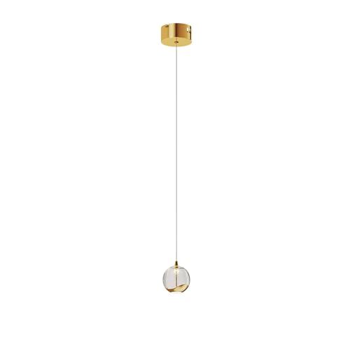 Lucande LED Pendelleuchte 'Hayley' in Transparent aus Glas u.a. für Wohnzimmer & Esszimmer (1 flammig,) - Hängelampe, Esstischlampe, Hängeleuchte, Wohnzimmerlampe von Lucande