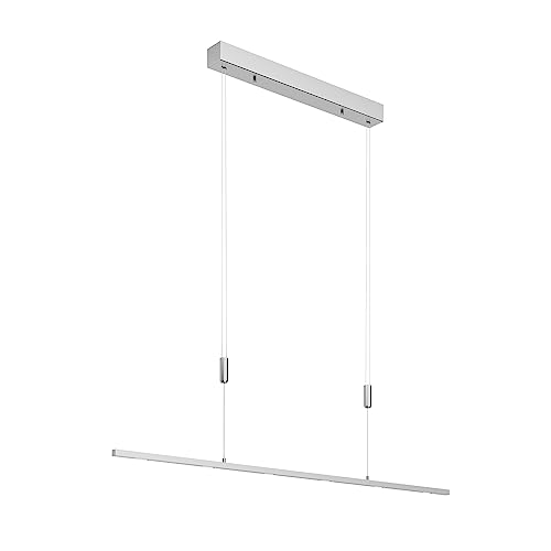 Lucande LED Pendelleuchte höhenverstellbar, dimmbar per Wandschalter, Esstisch Hängelampe 120 cm, 6x 5W LED, Esstischlampe, Wohnzimmerlampe von Lucande