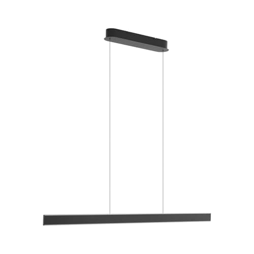 Lucande LED Philine dimmbar (Modern) in Schwarz (1 flammig,) Wohnzimmerleuchte von Lucande