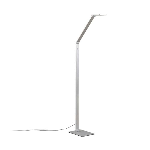 Lucande LED Stehlampe dimmbar, LED Standleuchte, Leselampe-Stehlampe Wohnzimmer, Stehleuchte Arbeitszimmer, Büro, Bürostehlampe, Wohnzimmerlampe von Lucande