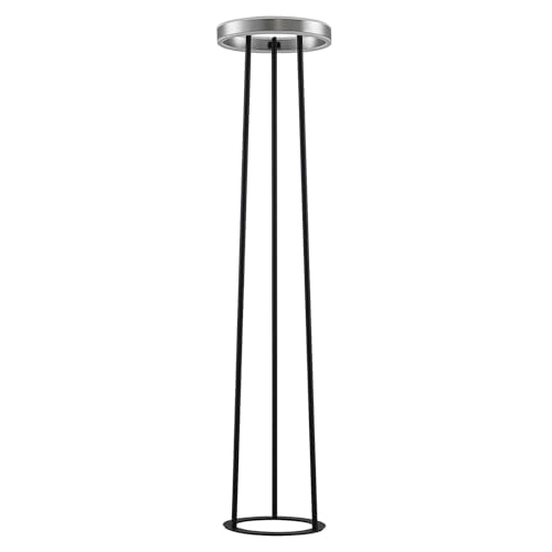 Lucande LED Stehlampe 'Seppe' dimmbar (Modern) in Schwarz aus Metall u.a. für Wohnzimmer & Esszimmer (1 flammig,) - LED-Stehleuchte, Floor Lamp, Standleuchte, Wohnzimmerlampe, Wohnzimmerlampe von Lucande