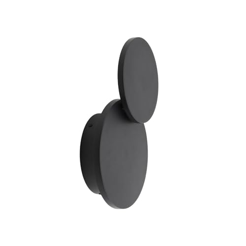 Lucande LED Wandleuchte, Wandlampe Innen Elrik (Modern) in Schwarz aus Metall (1 flammig) - Wandstrahler Wandbeleuchtung Schlafzimmer/Wohnzimmer Flurleuchte von Lucande