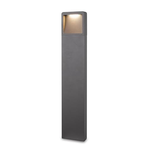 Lucande LED Wegeleuchte 65 cm, Außenleuchte IP54 Pollerleuchte außen Gartenlampe Aussenleuchte Garten Außenstehleuchte Außenlampe von Lucande