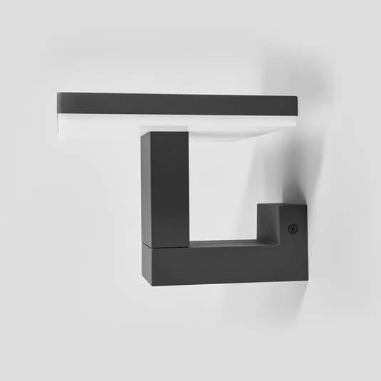 Lucande Led Außenwandlampe Olesia Gartenleuchte Terrassenleuchte Wandlampe Grau B-Ware von Lucande