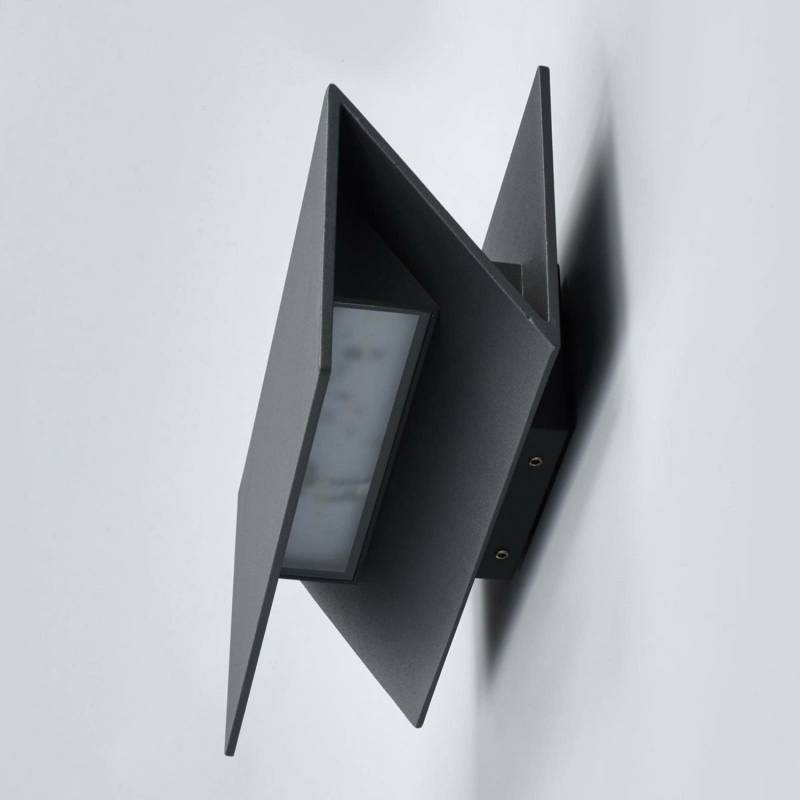 Lucande Led Außenwandleuchte Meja Wandleuchte Wandlampe Lampe Led Graphitgrau B-Ware von Lucande