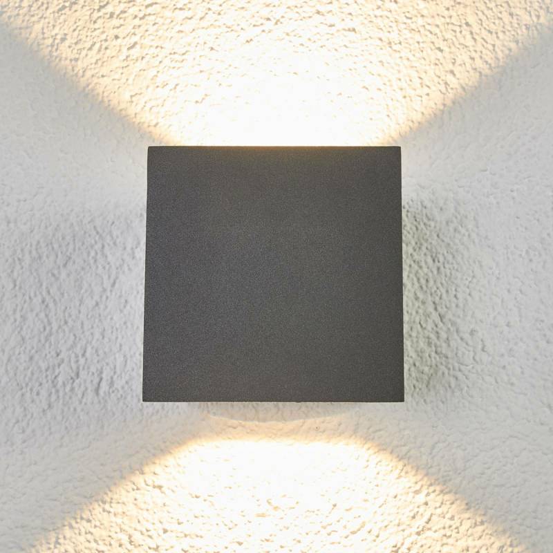 Lucande Led Außenwandleuchte Merjem Wandleuchte Außenleuchte Wandlampe Led G742 B-Ware von Lucande