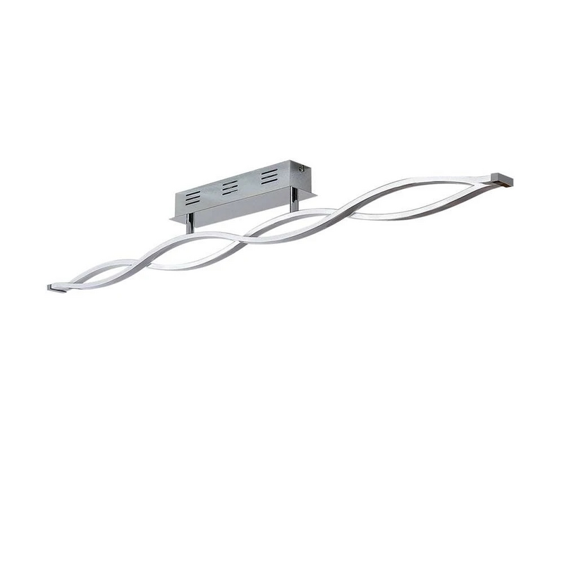 Lucande Led Deckenlampe Roan Deckenleuchte Lampe Leuchte 115cm Wohzimmer Silb98 B-Ware von Lucande