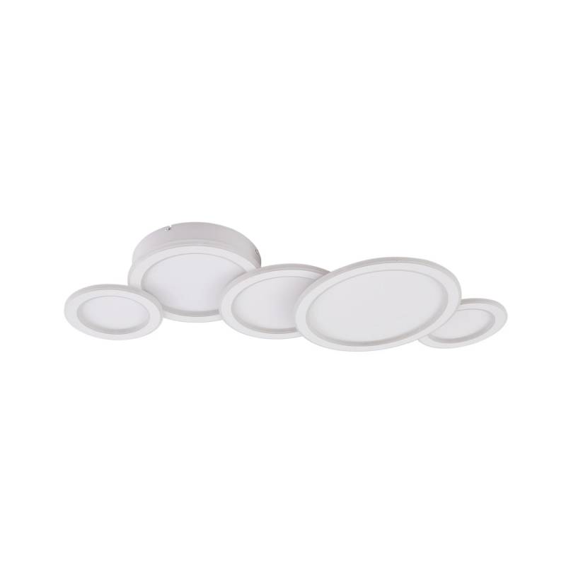 Lucande Led Deckenleuchte Diala Weiß Metall 96 Cm Deckenlampe Lampe Leuchte Spot B-Ware von Lucande