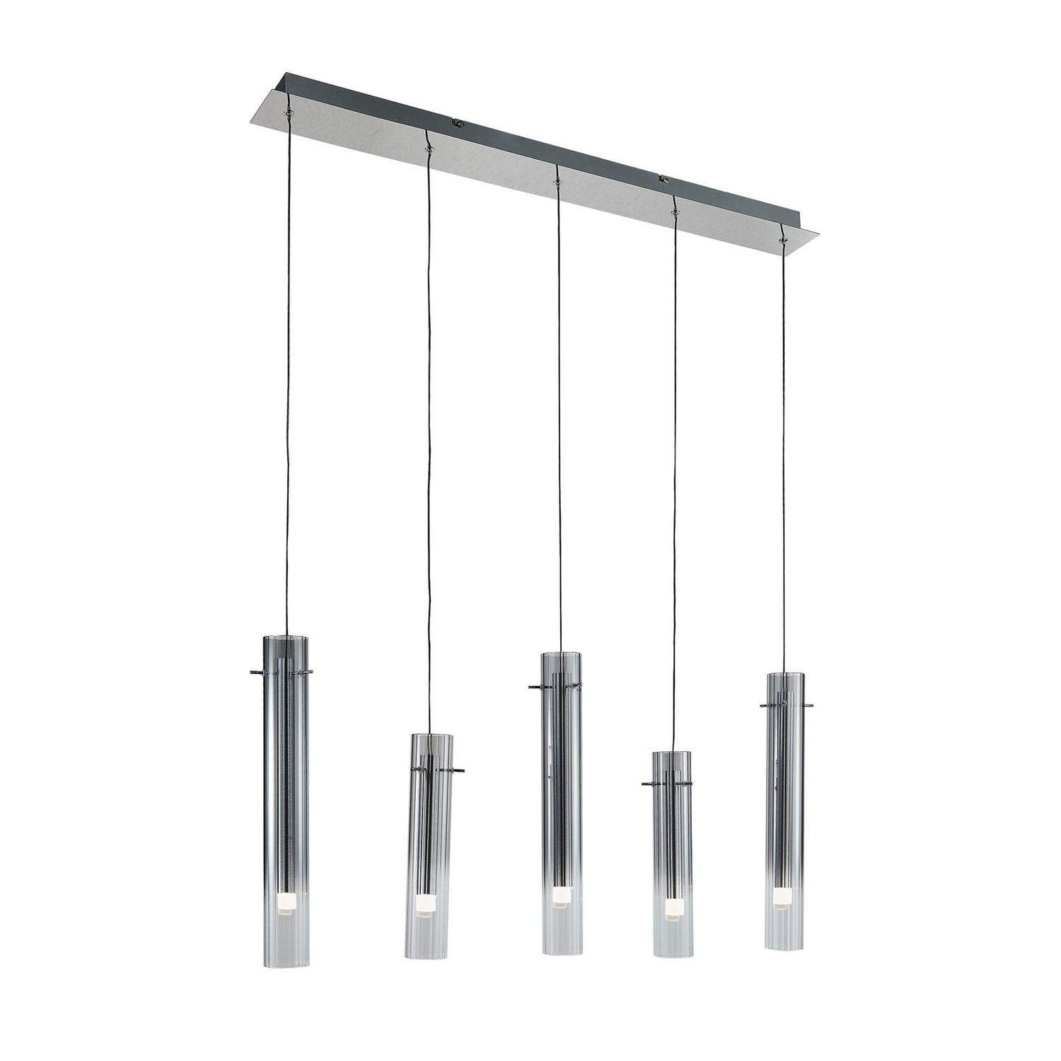 Lucande Led Deckenleuchte Korvitha 5 Flammig Grau Glas Deckenlampe Lampe Spot B-Ware Lucande Led Deckenleuchte Korvitha 5 Flammig Grau Glas Deckenlampe Lampe Spot B-Ware von Lucande
