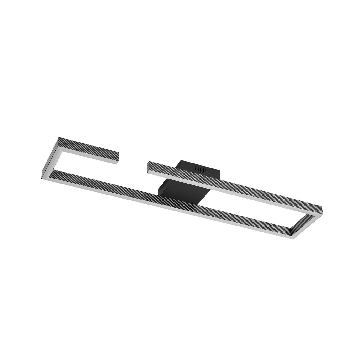 Lucande Led Deckenleuchte Yvor Deckenlampe Deckenlicht 100 Cm Schwarz Aluminium B-Ware von Lucande