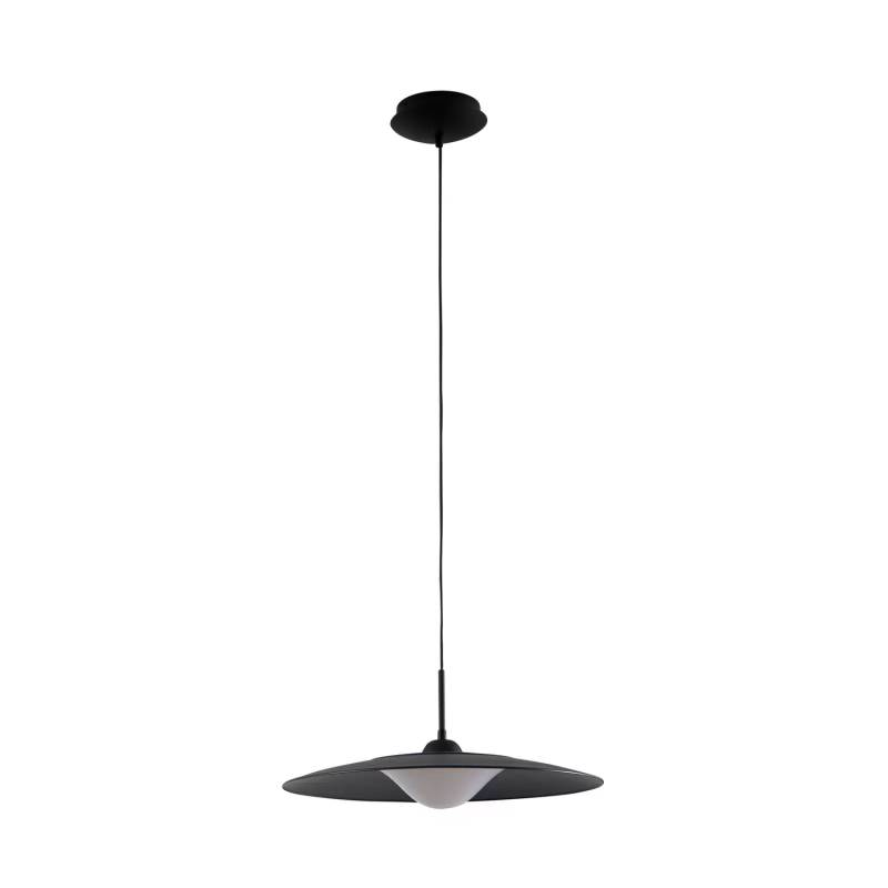 Lucande Led Hängeleuchte Foco Sandschwarz Metall ø 50 Cm Deckenlampe Lampe Spot B-Ware von Lucande
