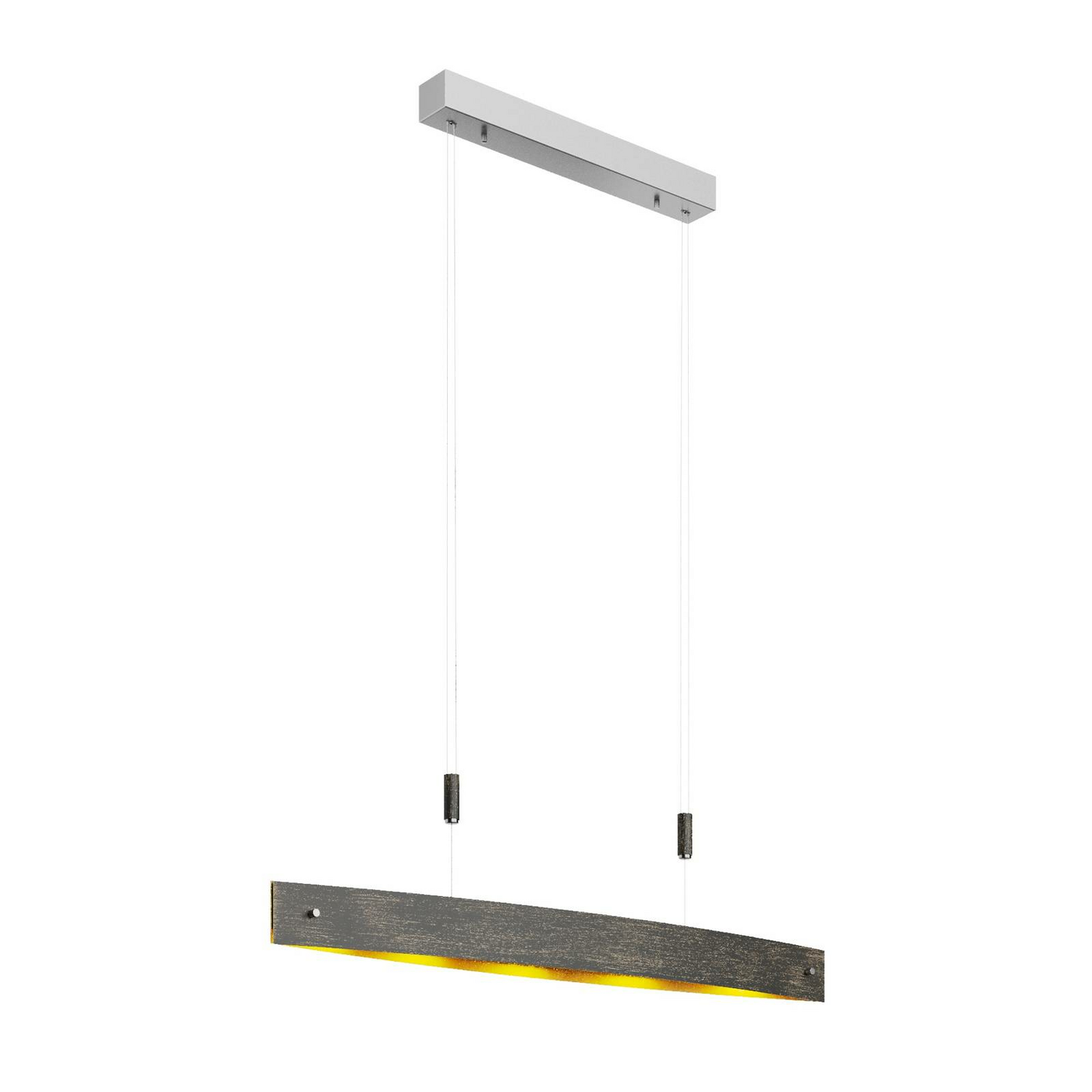 Lucande Led Hängeleuchte Lio Deckenleuchte Lampe Dimmbar Schwarz Gold Dekor B-Ware von Lucande