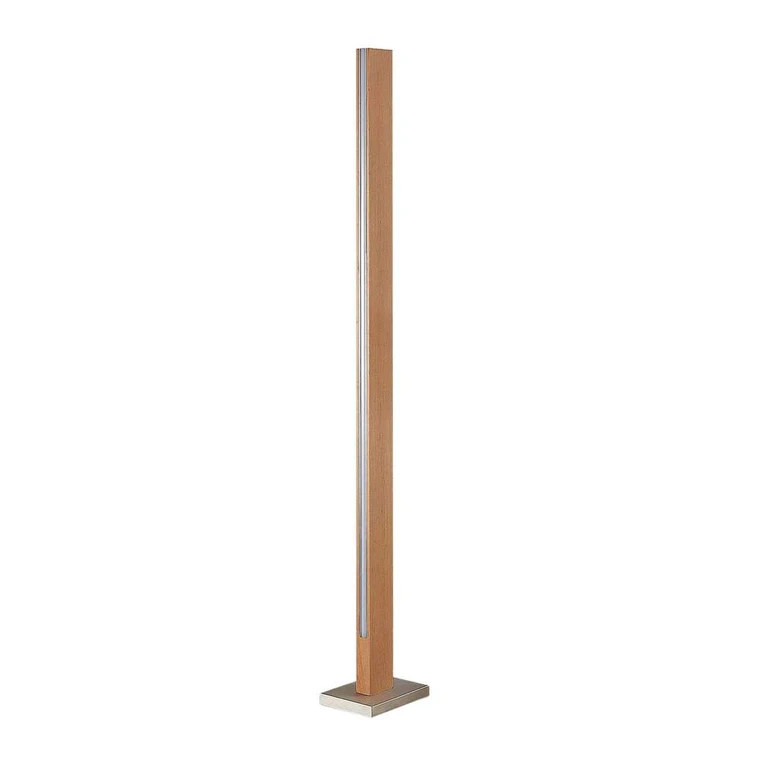 Lucande Led Holz Stehleuchte Tamlin Standleuchte Wohnzimmerleuchte Leselampe 912 B-Ware von Lucande