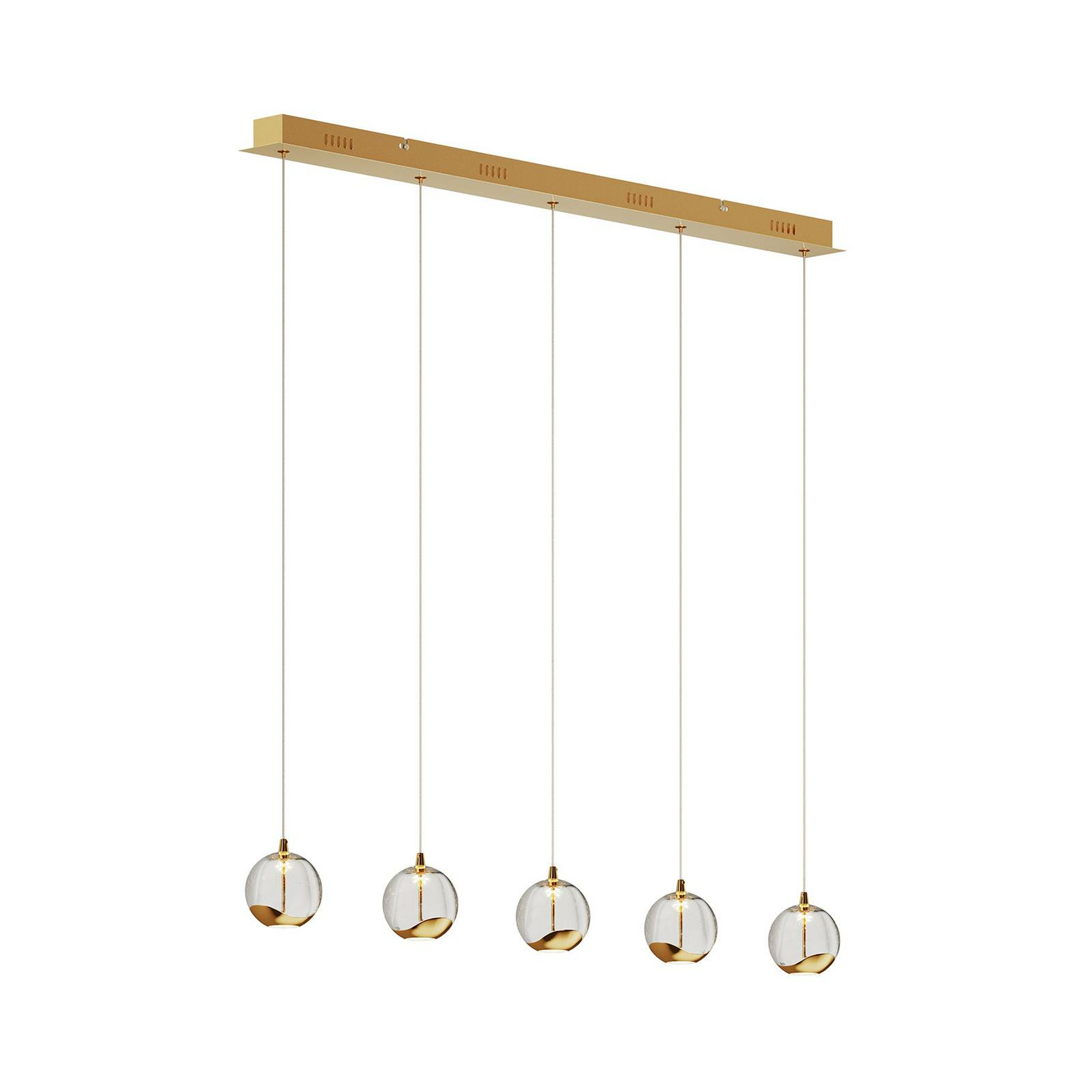 Lucande Led Pendelleuchte Hayley Hängelampe Deckenlampe Lampe Led 5 Flammig G143 B-Ware von Lucande