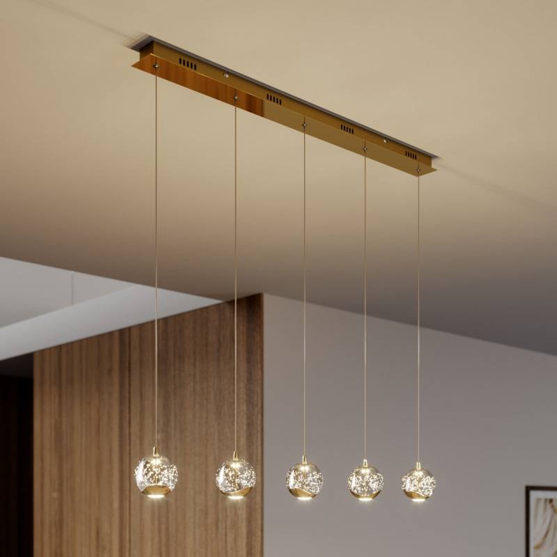 Lucande Led Pendelleuchte Hayley Hängelampe Deckenlampe Lampe Led 5 Flammig G58 B-Ware von Lucande