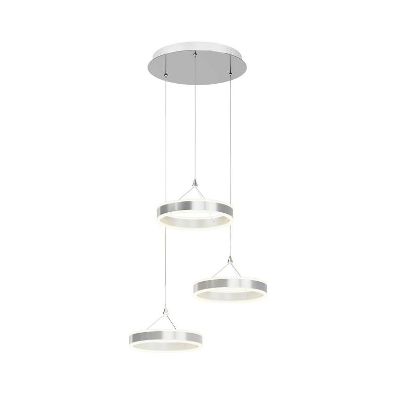 Lucande Led Pendelleuchte Lyani Deckenlampe Hängeleuchte 3 Ringe Höhe Led Lampe B-Ware von Lucande