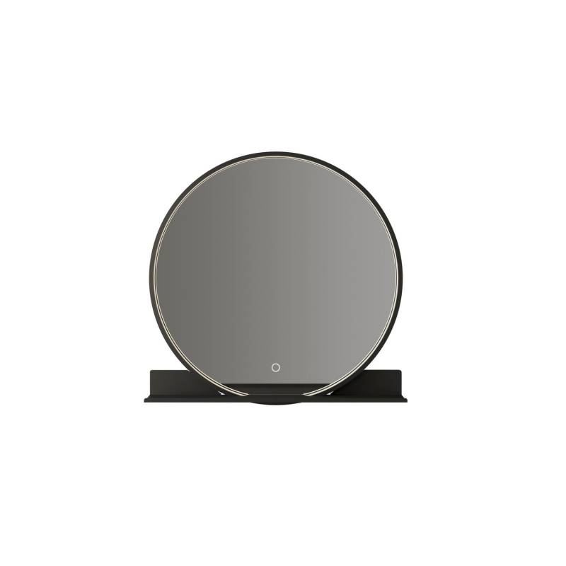Lucande Led Spiegel Miren Schwarz Aluminium Cct Ablage Wandlampe Lampe Leuc874 B-Ware von Lucande