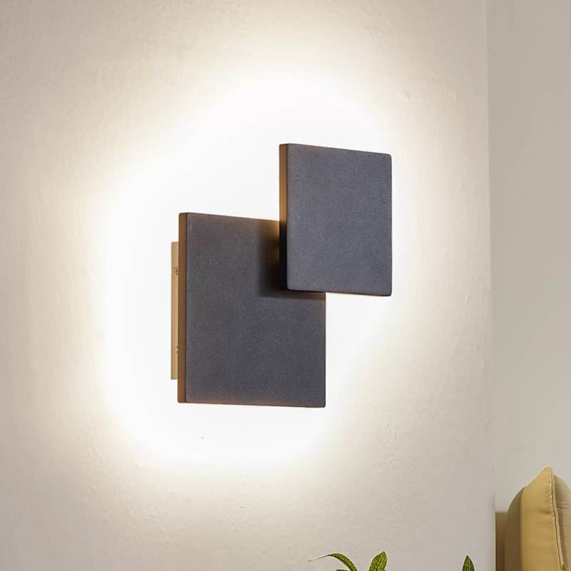 Lucande Led Wandleuchte Elrik Wandleuchte Schwarz 27 Cm Hoch Siehe Text/Foto B-Ware von Lucande