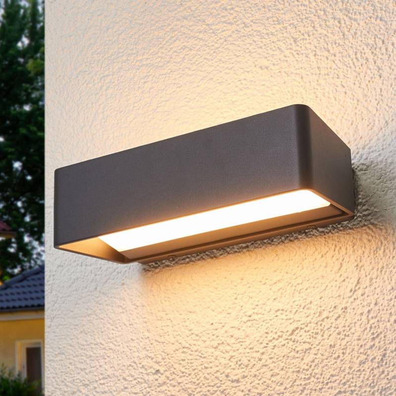 Lucande Logan Led Wandleuchte Außenwandleuchte Gartenleuchte Terrassenleuchte  B-Ware von Lucande