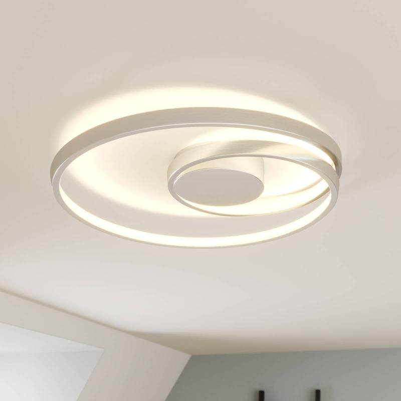 Lucande LED-Deckenlampe Maire, chromfarben, Metall, dimmbar von LUCANDE