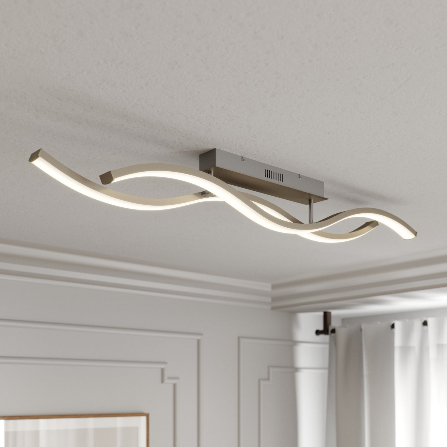 Lucande Mairia Led Deckenlampe Deckenleuchte Deckenlicht Leuchte Wohnzimmerlampe B-Ware von Lucande