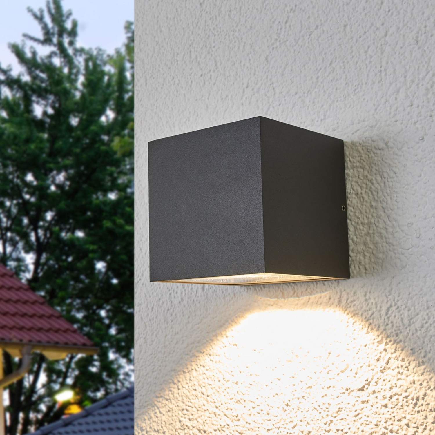 Lucande Merjem Led Außenwandleuchte Außenlampe Wandlampe Leuchte Siehe Text/Foto B-Ware von Lucande