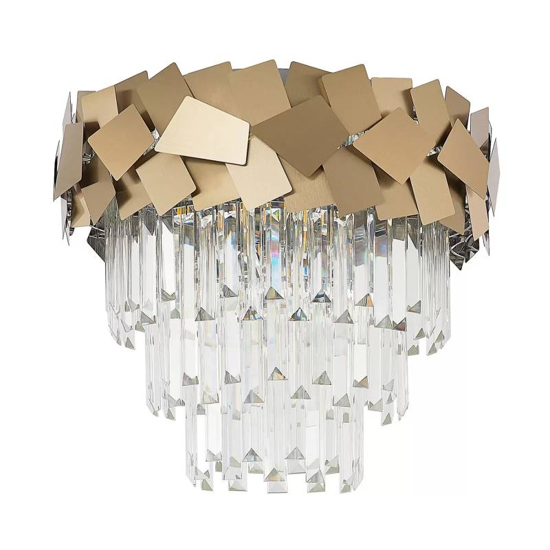 Lucande Miraia Kristall Deckenleuchte Gold Deckenlampe Lampe Leuchte Spot Li714 B-Ware von Lucande