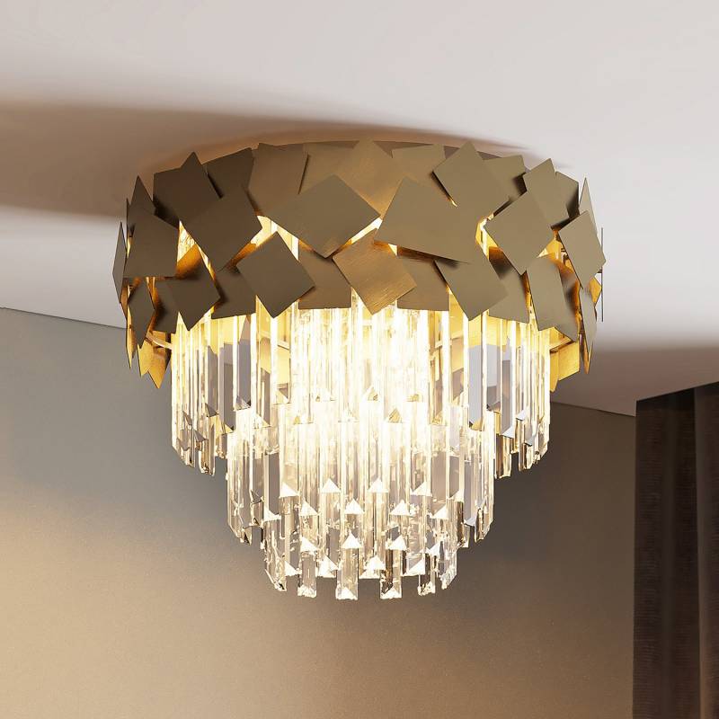 Lucande Miraia Kristall Deckenleuchte Gold Lampe Leuchte Spot Siehe Text/Foto B-Ware von Lucande