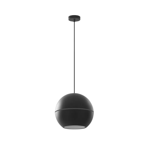 Lucande Pendelleuchte Calantha (Design, Modern) in Schwarz aus Aluminium (1 flammig E27) - Deckenlampe Esstischlampe Hängelampe Hängeleuchte Wohnzimmerleuchte von Lucande