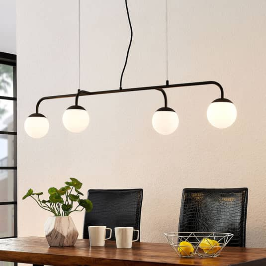 Lucande Rama Led Hängeleuchte Hängeleuchte Deckenlampe Lampe Leuchte Glasschirme B-Ware von Lucande