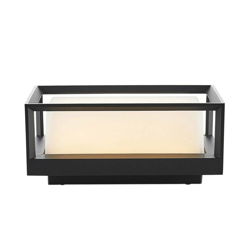Lucande Ronida Led Außenwandleuchte Außenlampe Wandleuchte Eckig 52 W Dunkelgrau B-Ware von Lucande