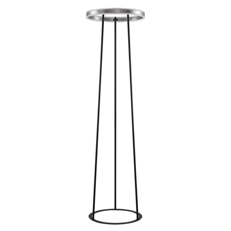Lucande Seppe Led Stehleuchte ø 50 Cm Nickel Stehlampe Lampe Leuchte Spot Licht B-Ware von Lucande