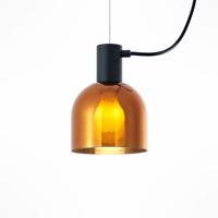 Lucande Serina Hängelampe Dreiflammig Glas Kupfer Hängeleuchte Lampe Leuchte801 B-Ware von Lucande