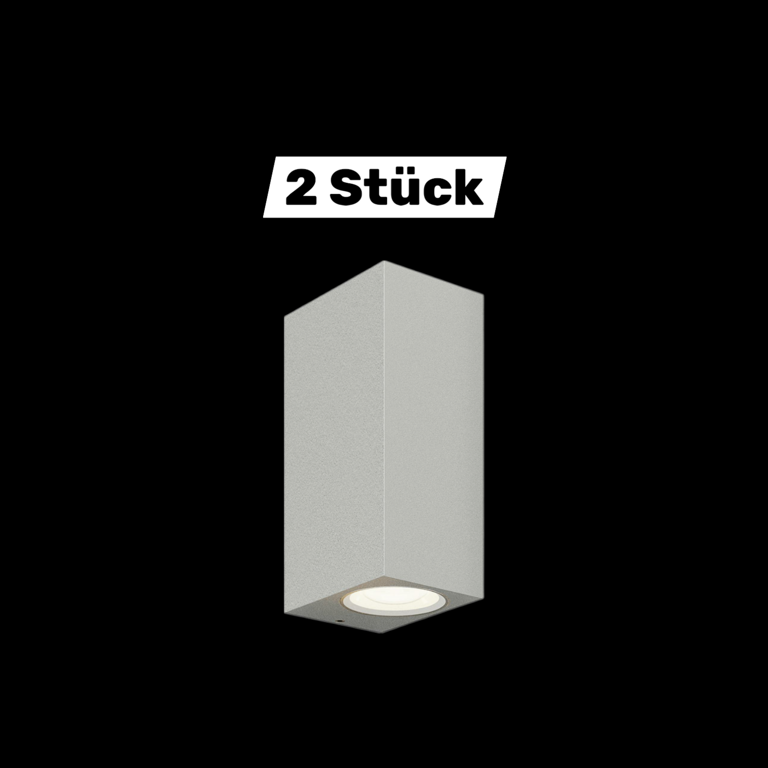 Lucande Silberne Außenwandleuchte Außen Wandleuchte Leuchte Tavi Led 2 Stück B-Ware von Lucande