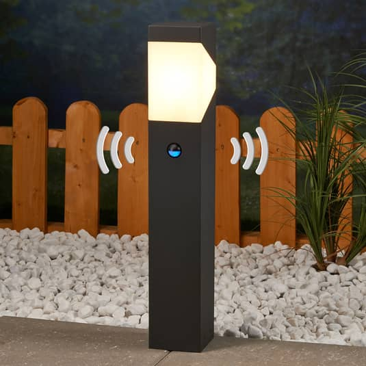 Lucande Sockelleuchte Lampe Gartenleuchte Kiran Mit Bewegungsmelder Siehe Text B-Ware von Lucande