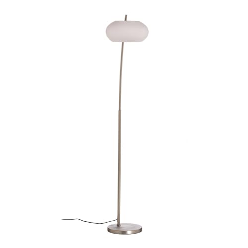 Lucande Stehlampe 'Sharvil' (Design, Modern) in Alu aus Metall u.a. für Wohnzimmer & Esszimmer (1 flammig, E27) - Design Stehleuchte, Floor Lamp, Standleuchte, Wohnzimmerlampe, Wohnzimmerlampe von Lucande