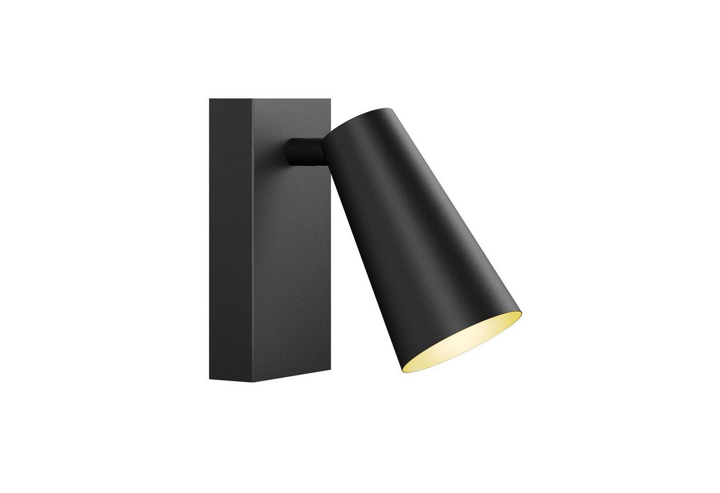 Lucande Strahler Angelina, Skandinavisch, Metall, Schwarz, gold, 1 flammig, GU10, Deckenlampe Lucande Strahler Angelina, Skandinavisch, Metall, Schwarz, gold, 1 flammig, GU10, Deckenlampe von Lucande