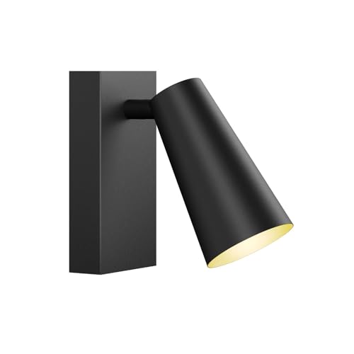 Lucande Strahler Angelina (Skandinavisch) in Schwarz aus Metall (1 flammig, GU10) - Deckenlampe Deckenleuchte Lampe Spot Schlafzimmerleuchte von Lucande