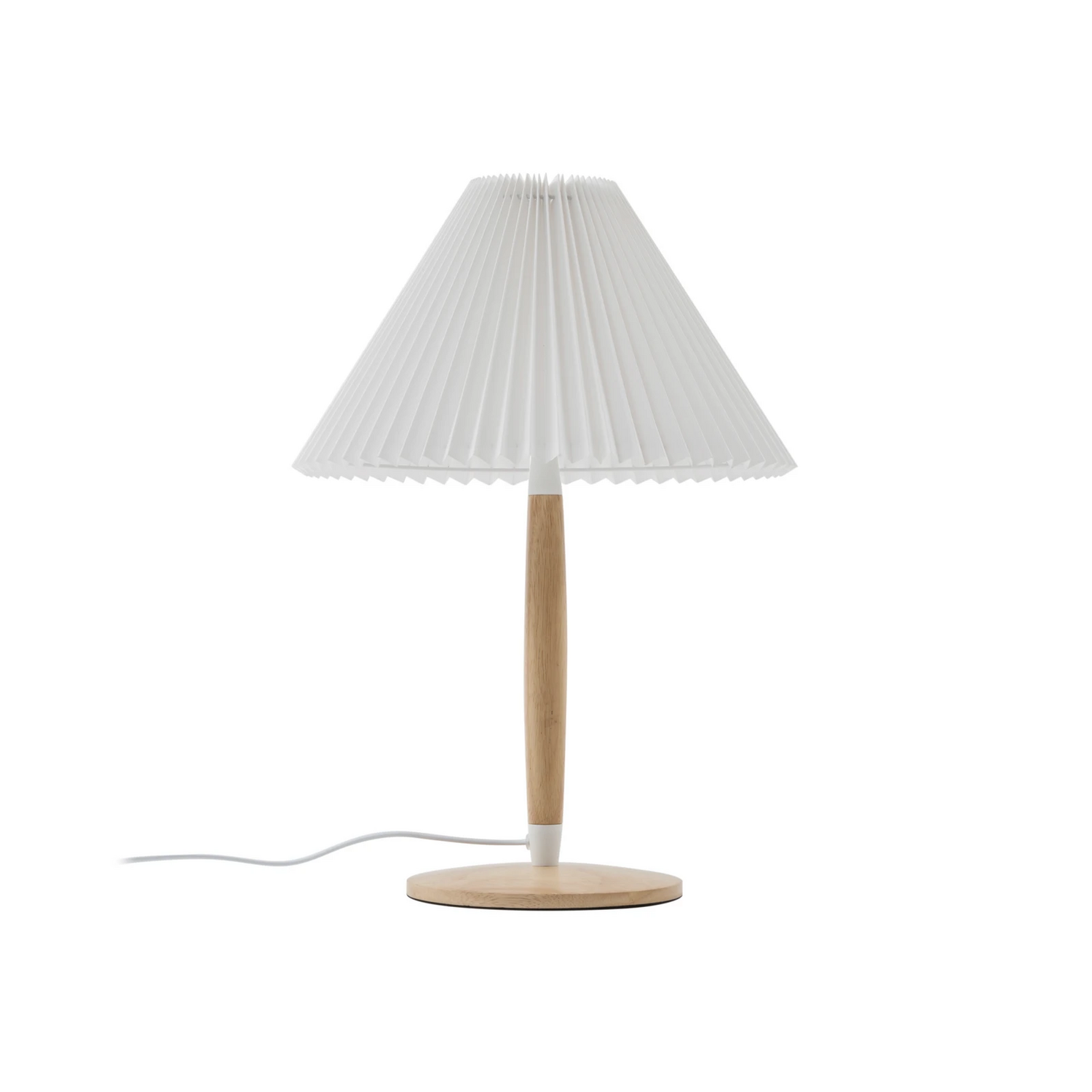 Lucande Tischleuchte Leuchte Tischlampe Lampe Ellorin Weiß Holz ø 37 Cm E27 B-Ware von Lucande