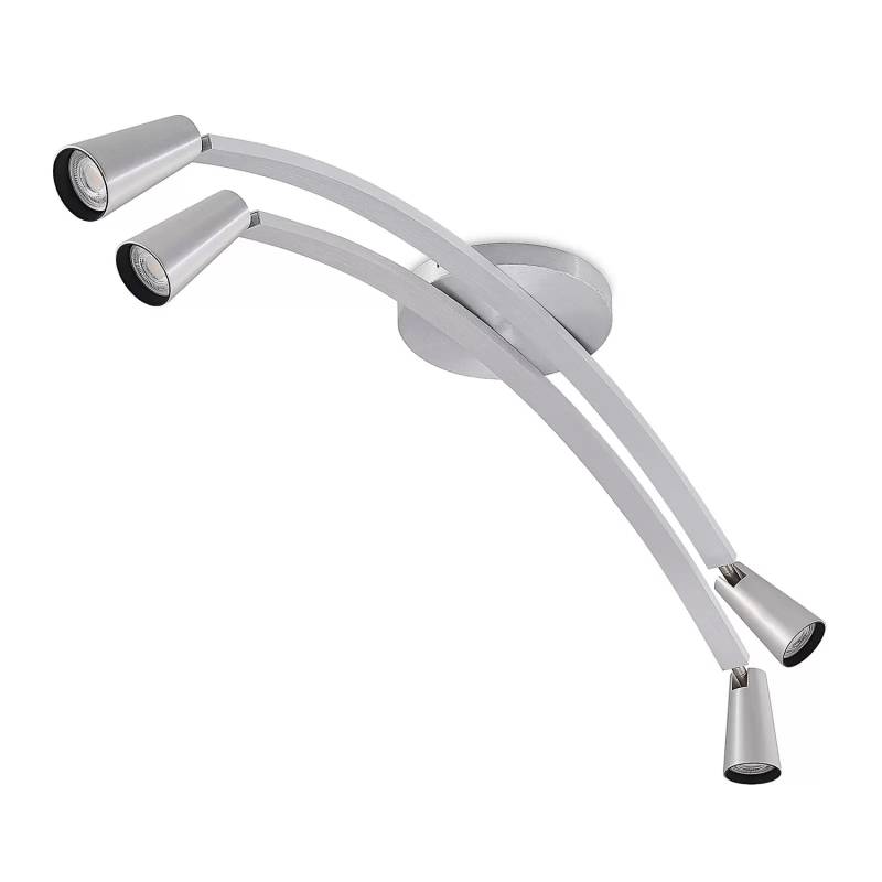 Lucande Velanoris Deckenlampe Alu Gebürstet Deckenleuchte Lampe Leuchte Spot B-Ware von Lucande