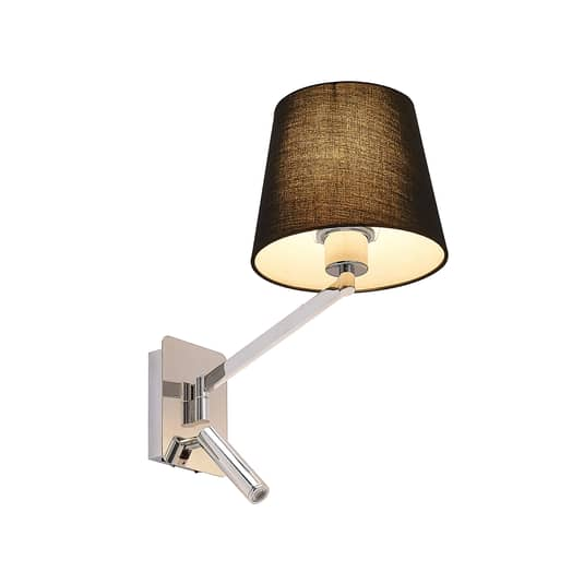 Lucande Wandlampe Irella Wandleuchte Leseleuchte Leselicht Leuchte Textilschirm  B-Ware von Lucande