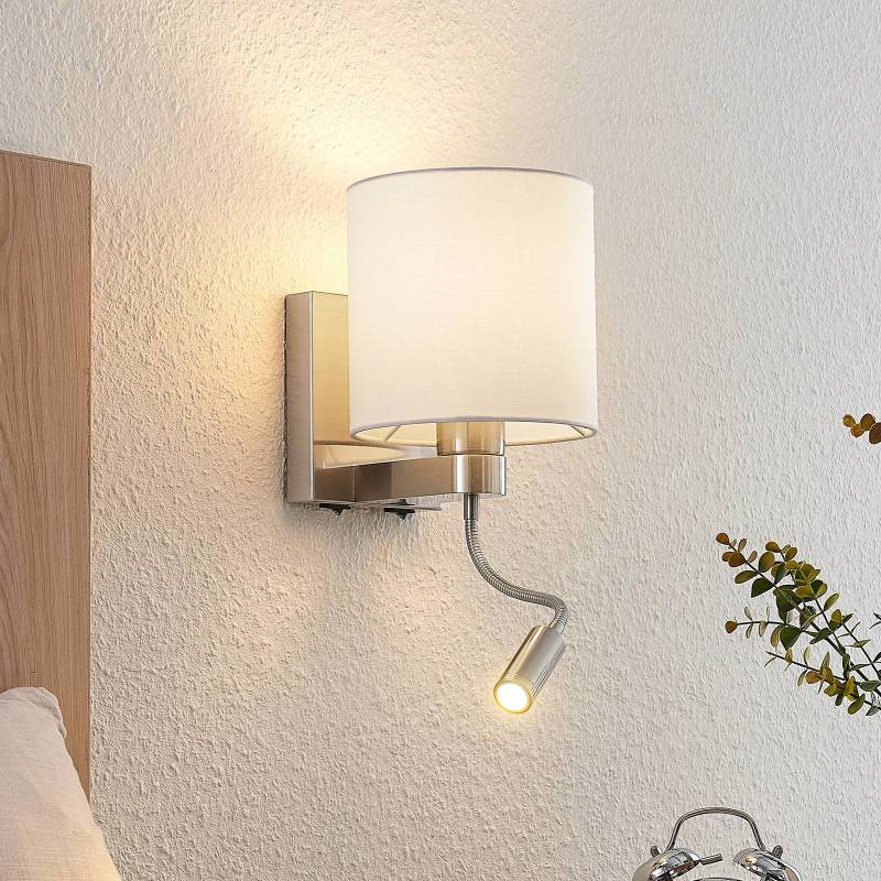 Lucande Wandlampe Brinja, 45 cm, schwenkbar, Leselicht, E27 von LUCANDE