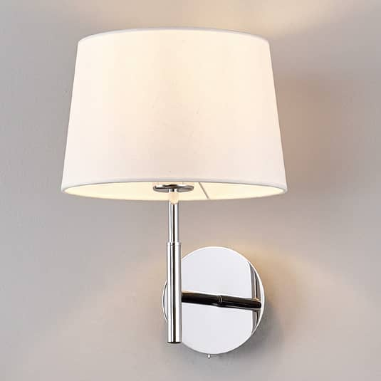 Lucande Wandleuchte Lampe Leuchte Wandleuchte Ip20 Dorothea Mit Weißem Stoffschi B-Ware Lucande Wandleuchte Lampe Leuchte Wandleuchte Ip20 Dorothea Mit Weißem Stoffschi B-Ware von Lucande