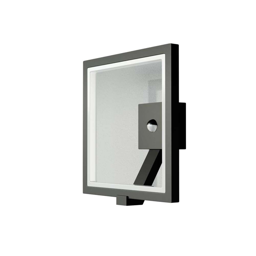 Lucande - Square LED Außen Wandleuchte w/Sensor Graphite von Lucande