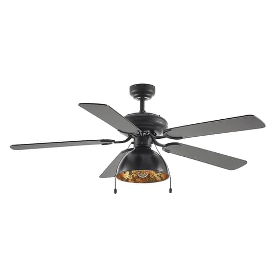 Starluna Shamoian Deckenventilator Deckenlampe Ventilator Leuchte Schwarz/Gold B-Ware von Lucande