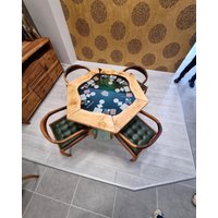 Sonderanfertigung Hexagon Walnuss Schwarz Rund Epoxy Tisch-Ess Tisch-Poker Tisch-Spielzeug Tisch-Glücksspiel Tisch-Resin Tisch-Gamer Tisch-%100 von LucarellaWoods
