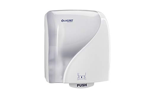 Lucart Identity 892300 - Automatisch schneidender Papiertuch Spender, weiß von Lucart Professional