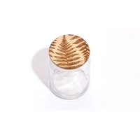 Farn/Deckel Glas Holz von LuccaWorkshop